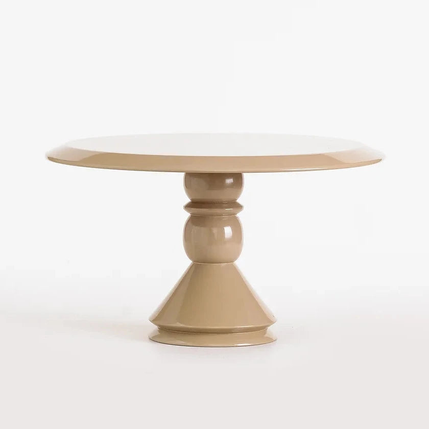 CRESCENDO CAKE STAND - Small, beige