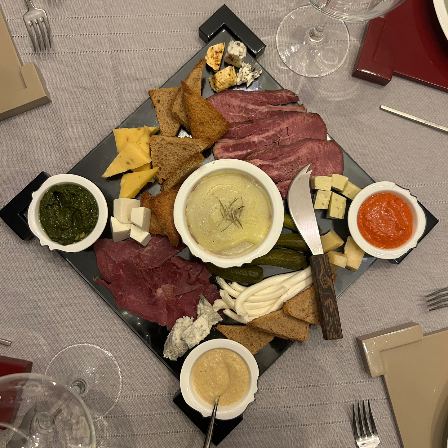 De Stijl Food plate & placemat