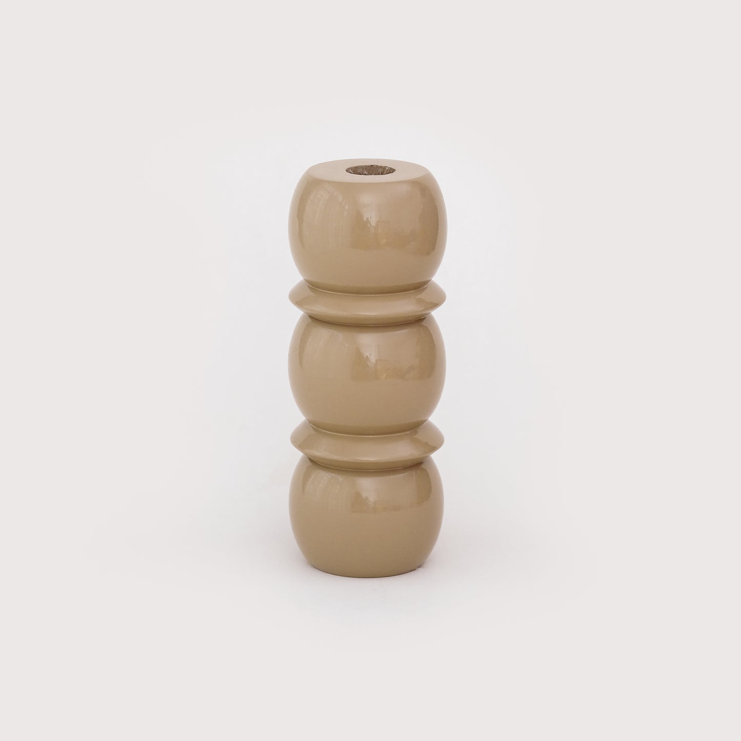 CRESCENDO CANDLE HOLDER - Small Beige