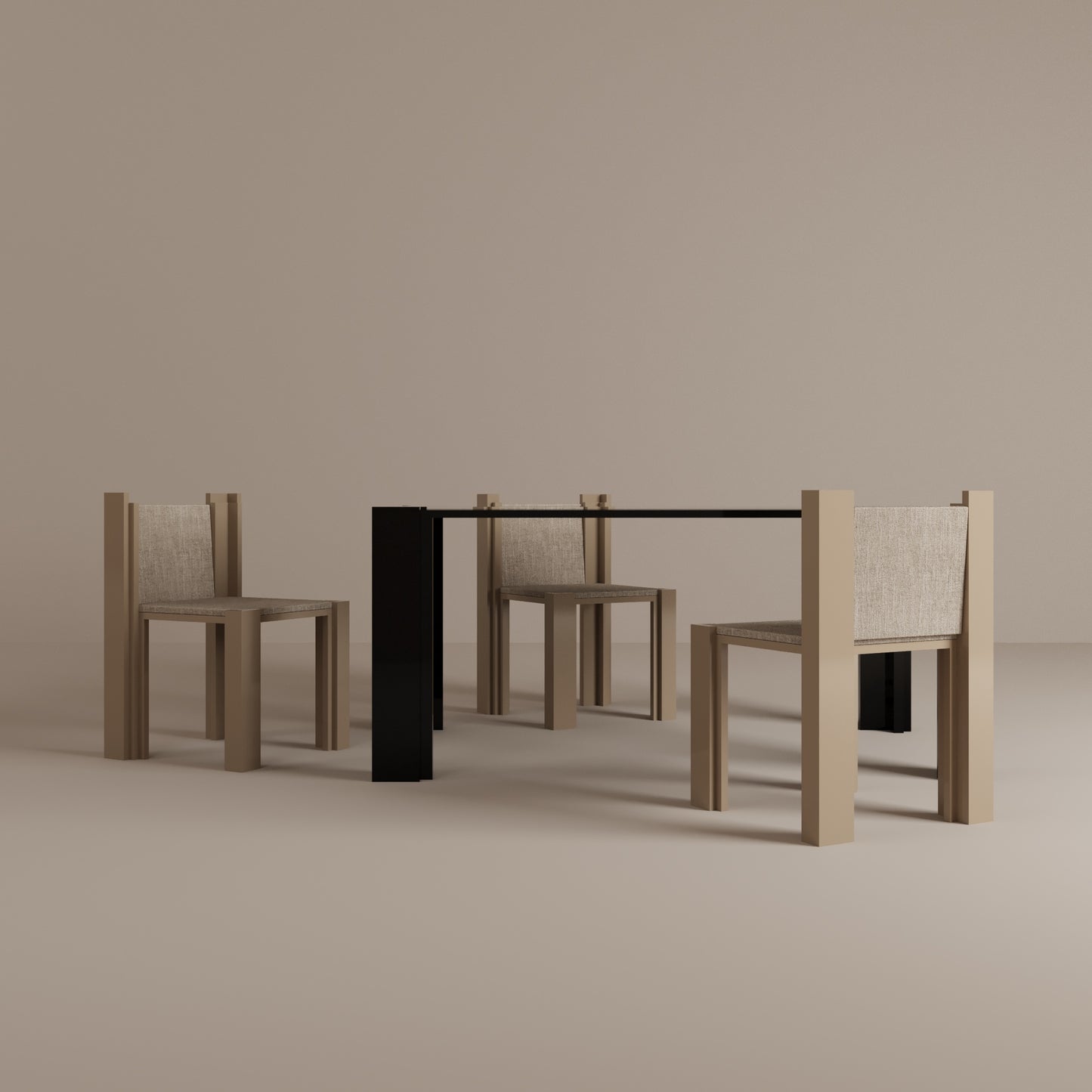 De Stijl Table - Beige