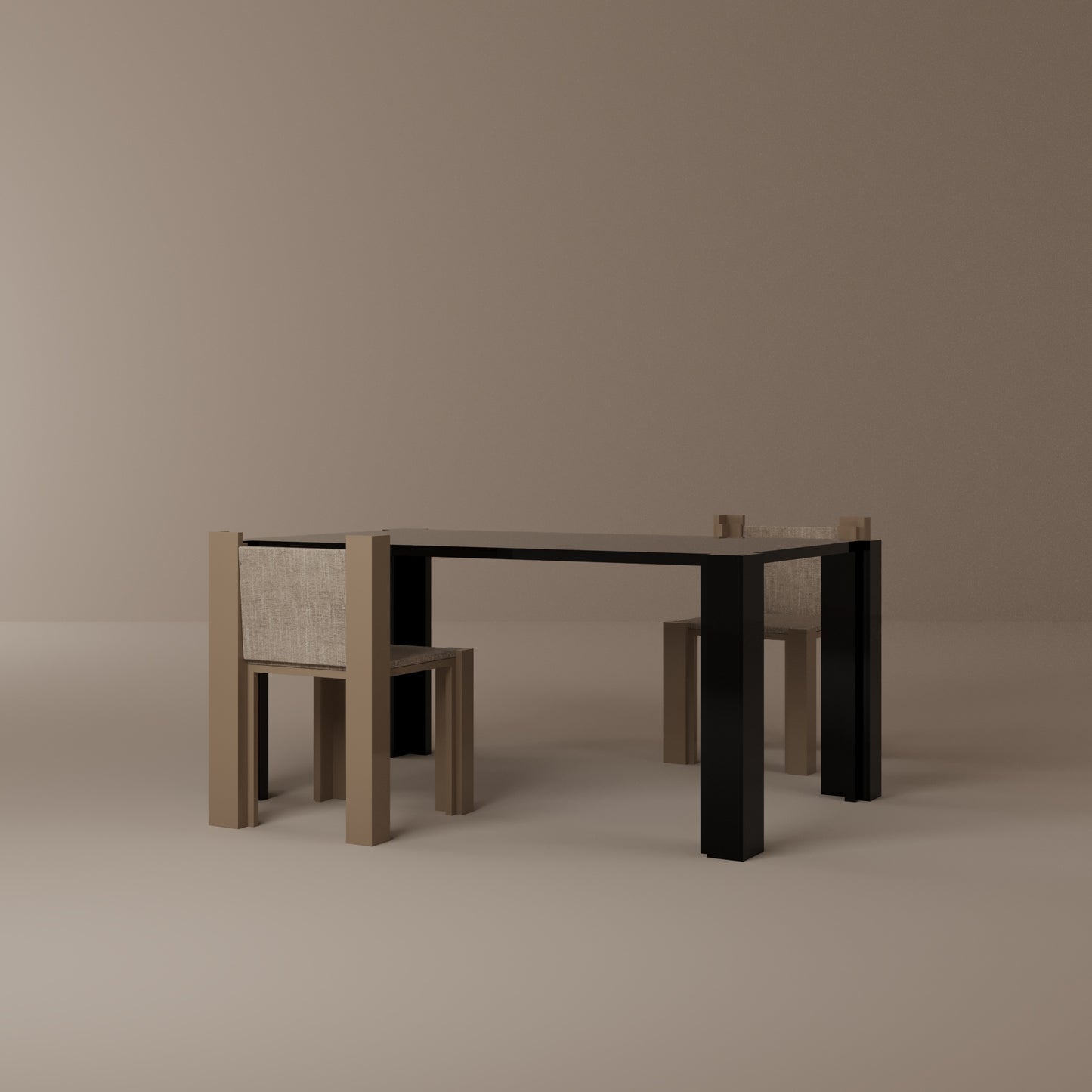De Stijl Table - Beige