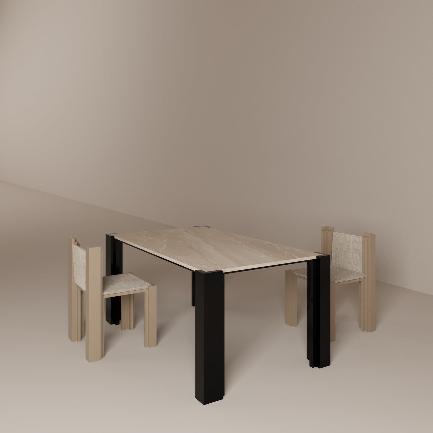 De Stijl Marble Table