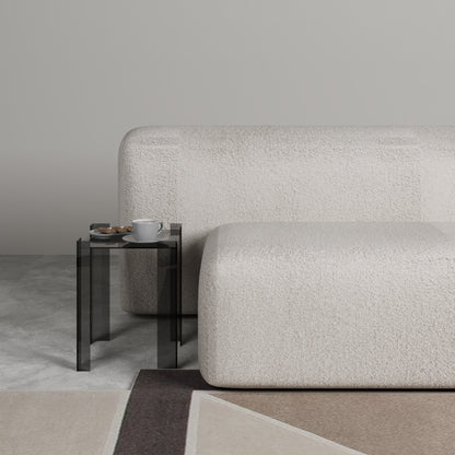 TAVOLINO LATERALE IN VETRO DE STIJL