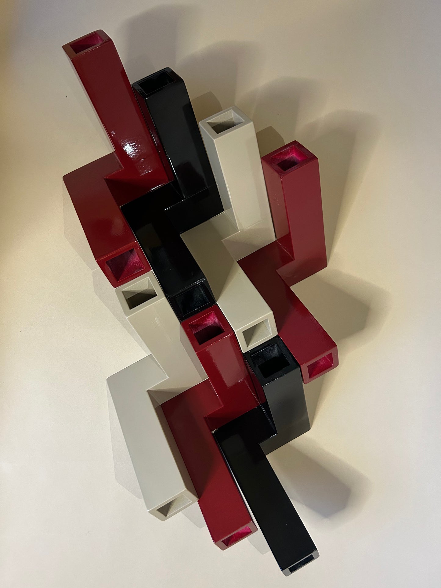 DE STIJL V-L Vase - Black