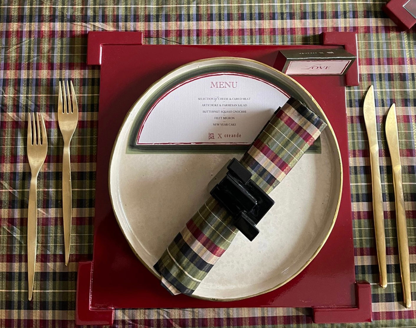 DE STIJL BEIGE NAPKIN RING