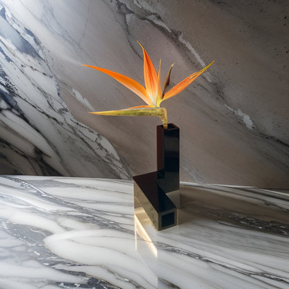 DE STIJL V-L Vase - Black