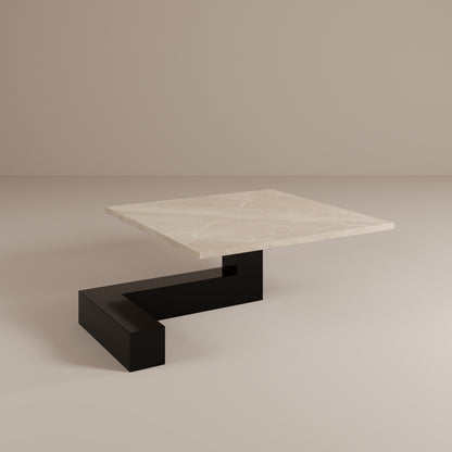 De Stijl L Mermer Alçak Orta Sehpa