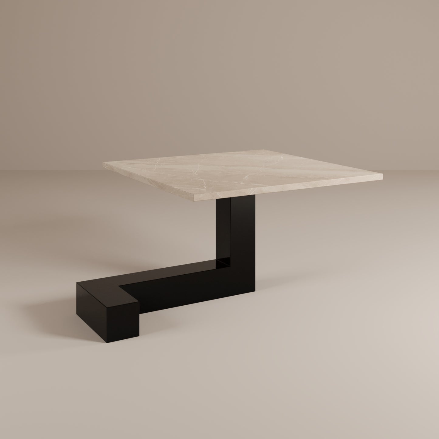 Tavolino da caffè in marmo De Stijl L