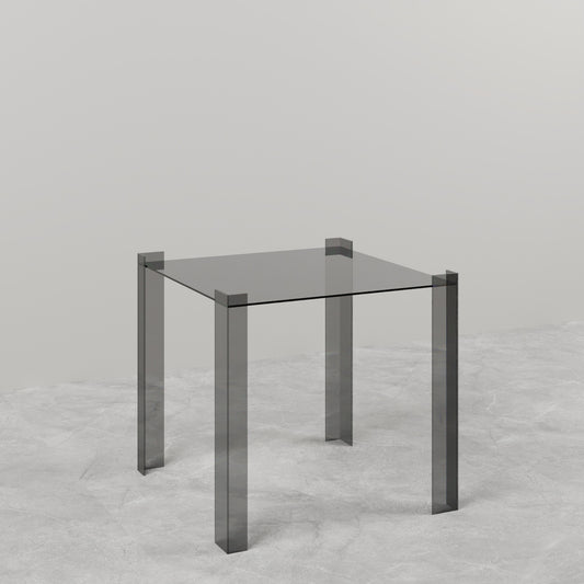 TAVOLINO LATERALE IN VETRO DE STIJL