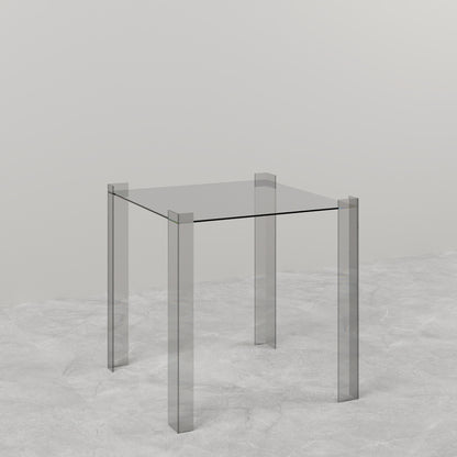 TAVOLINO LATERALE IN VETRO DE STIJL