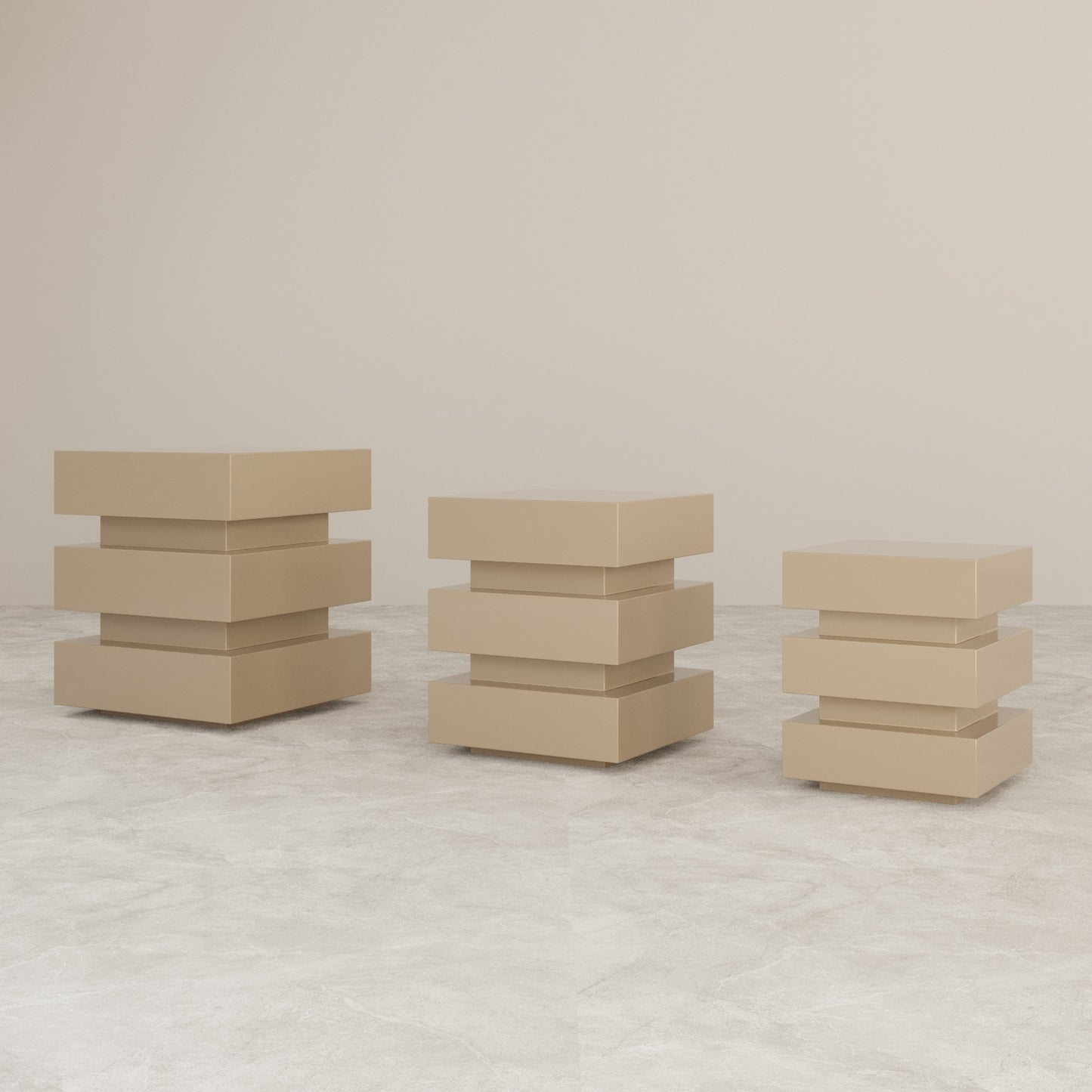 طاولة جانبية مكعبة من DE STIJL