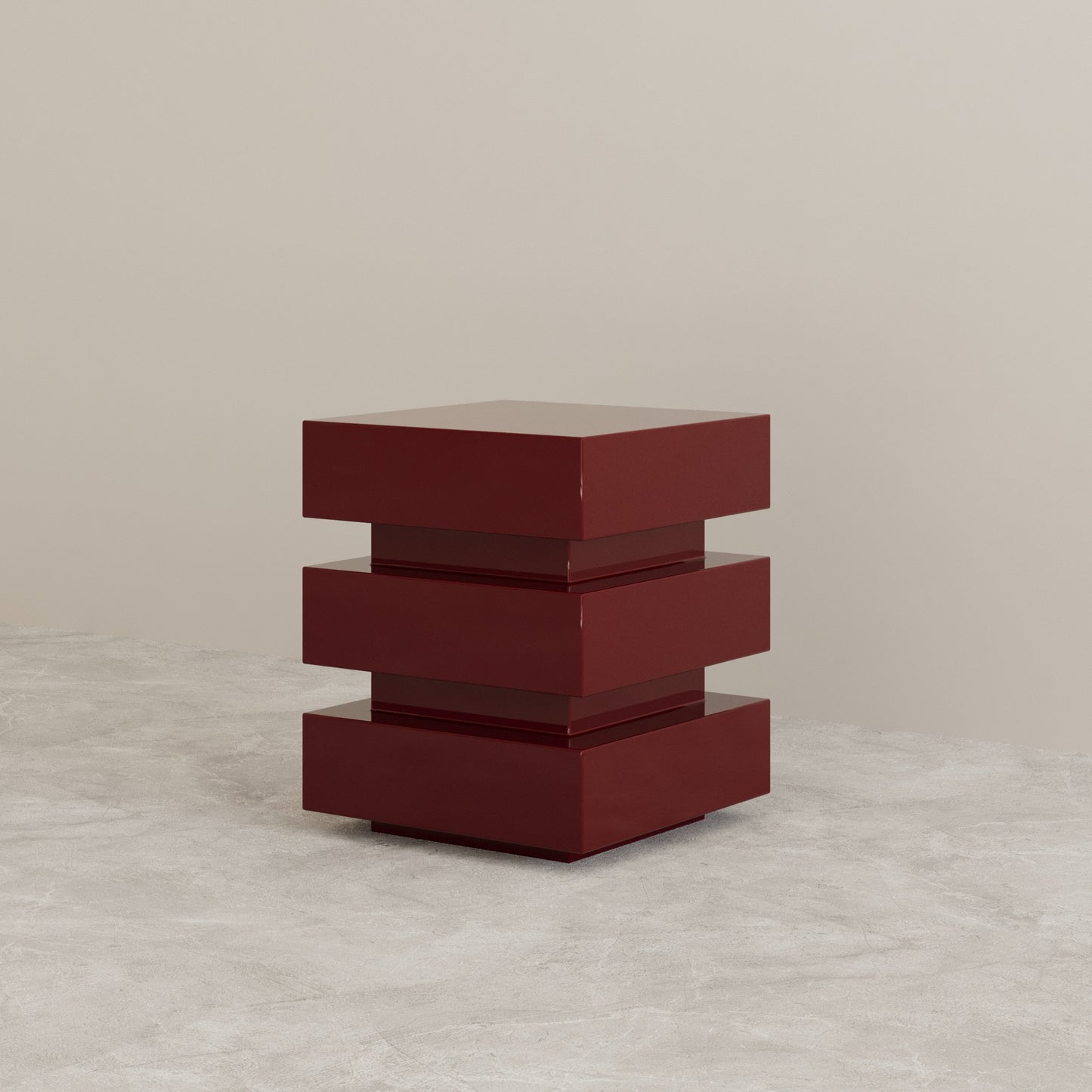 طاولة جانبية مكعبة من DE STIJL