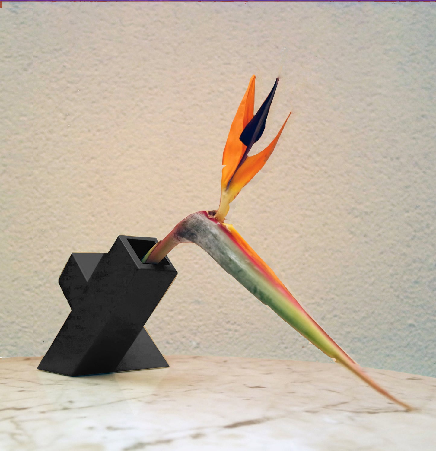 DE STIJL V-L Vase - Black